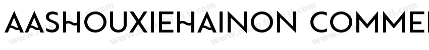 AaShouxiehaiNon CommercialUse字体转换